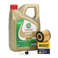 4L CASTROL EDGE 5W-30 LL + HENGST Ölfilter für VW POLO IBIZA FABIA 1.2 / 12V