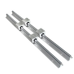 2X SBR12 300mm-1500mm Linearführung Linearwelle Rail + 4X SBR12UU Lagerblock