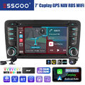 2+32G DAB+ Carplay Autoradio Android 13 GPS NAVIGATION Kamera Für Audi A3 8P S3