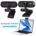 Full HD 1080P/2K Webcam USB AutoFocus Webkamera mit Mikrofon für PC Laptop