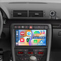 Autoradio Apple Carplay Android 13 64G KAM Für Audi A4 2000-2008 S4 8E 8H B6 B7