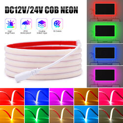 DC 12V Neon COB LED Streifen Stripe Leiste Band Lichterkette Lichtschlauch IP68