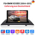 Für BMW X3 E83 2004-2012 9"Android 12 GPS Navi Autoradio 2+32GB WIFI Carplay DAB