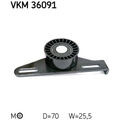 SKF VKM 36091 Spannrolle Keilrippenriemen für RENAULT DACIA Riementrieb