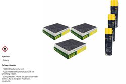 3x MANN FILTER Innenraumfilter MANNOL Klimareiniger für Opel Mokka/Mokka X 1.4