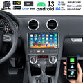 DAB+ 64G Android 13 Autoradio Carplay GPS Navi WIFI RDS Für Audi A3 S3 RS3 8V 8P