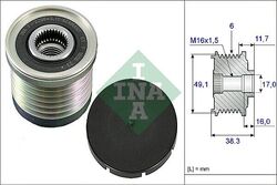 INA (535 0030 10) Freilauf Lichtmaschine Generator für MITSUBISHI NISSAN