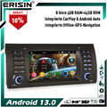 4+64GB 8-Kern Android 13 CarPlay Autoradio GPS DAB+ Navi für BMW X5 E53 DSP Wifi