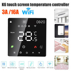 WiFi Thermostat Digital LCD WLAN Touch Display Raumthermostat Fußbodenheizung 