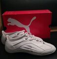 Puma Bsic Stripe Unisex Sneaker Turnschuhe Weiss Gr.43 Echt Leder