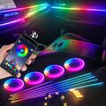 Auto RGB LED Dream Symphony Dynamic Ambientebeleuchtung Lichtleist APP Control