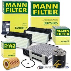 MANN INSPEKTIONSPAKET B FÜR MERCEDES C E-KLASSE W204 W212 300 350 CDI GLK X204# # ERSTAUSRÜSTER-QUALITÄT // DEUTSCHE MARKENWARE # #