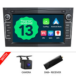 DAB+Android 13 CarPlay Autoradio GPS RDS 2+32G Für Opel Astra H Corsa C/D Zafira