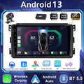 2+32G Android 13 Autoradio DAB+ Kam Carplay GPS Nav Für Smart Fortwo 451 2005-10