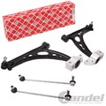 2 FEBI QUERLENKER+ KOPPELSTANGEN für VW GOLF 5+6 TOURAN CADDY AUDI A3 SEAT LEON