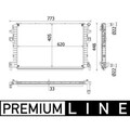 Niedertemperaturkühler Ladeluftkühler MAHLE CIR 34 000P für Seat VW Audi Skoda