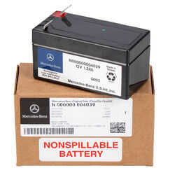 ORIGINAL Mercedes AGM Backup Batterie Stützbatterie 12V 1.2Ah 000000004039Bitte Abmessungen & SA-Codes beachten 97,5 x 50 x 50 mm