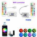 WiFi WLAN RGB RGBW 24Key Fernbedienung APP Controller 144W Für LED Streifen