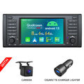 CAM+Für BMW E39 7"Autoradio GPS Navi Android 13 8Kern 6+64 CarPlay DSP Bluetooth