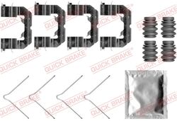 QUICK BRAKE Zubehörsatz Scheibenbremsbelag 109-0089 für OPEL CORSA X15 LPG Turbo