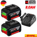 Für Bosch Ersatz Akku GBA 18V 8,0Ah BAT609 18 Volt BAT618 BAT620 GSR GSB DE