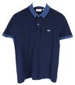 Lacoste Regular Fit T-Shirt Herren Klein Streifenmuster Kurzarm Polo Hals