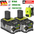 Für Ryobi Akku 18V 12.0Ah HP Lithium ONE Plus RB18L50 P108 /Ladegerät