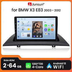 Für BMW X3 E83 2004-2012 Android 13 Autoradio GPS Navi Bluetooth WiFi DSP DAB+