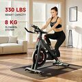 150kg Heimtrainer LCD Indoor Cycling Fitness Bike Fahrrad Trimmrad Beintrainer