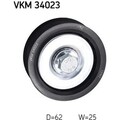 SKF VKM 34023 Umlenkrolle Führungsrolle Keilrippenriemen für SAAB 9 3 9 5