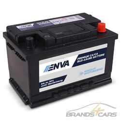 ENVA AUTOBATTERIE STARTERBATTERIE 75Ah 660A 12V ersetzt 70Ah 72Ah 74Ah 77Ah 80AhSOFORT EINSATZBEREIT-PREIS ENTHÄLT 7,50 € BATTERIEPFAND