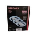 Briloner 3er SET  LED Einbauleuchte 1-fla.  dimmbar & schwenkbar rund 5,5W