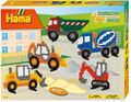 Hama Perlen 3143 Geschenk-Set Baufahrzeuge mit ca. 4.000 bunten Midi (US IMPORT)