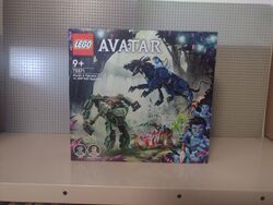 LEGO 75571 Avatar Neytiri und Thanator vs. Quaritch im MPA, Dschungelkulisse