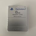 Original Sony PlayStation 2 Memory Card / Speicherkarte 8MB Silber PS2