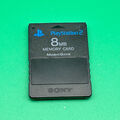 Original Sony PlayStation 2 Memory Card Speicherkarte 8MB Schwarz PS2 SCPH-10020