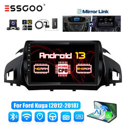 Android 13 4+64G DAB+ Carplay Autoradio GPS Cam Für Ford Kuga 12-18 Escape 13–19