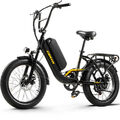 Elektrofahrrad eBike 48V 15Ah Fettreifen E-Mountainbike 25km/h Moped City ebike