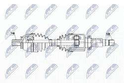 NTY Antriebswelle NPW-FR-086 für FORD