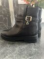 Aigner Damen Schuhe Stiefelette Gr. 40 Schwarz  Ankle Boots