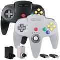 Für Nintendo 64/ Switch PC Mac Windows 2.4 Ghz Controller GamePad Kontroller Pad