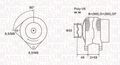 MAGNETI MARELLI LICHTMASCHINE GENERATOR 120A passend für NISSAN INTERSTAR OPEL