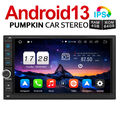 Pumpkin 7"Android 13 Autoradio GPS Navi Carplay 4GB 64GB USB DAB 2 DIN Bluetooth