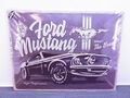 Ford Mustang 96 Meet The Boss 40x30cm Blechschild Schild Werbung neuwertig Folie