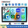 DAB+ Android 13 Für Audi A4 S4 8E B6 B7 RS4 Autoradio GPS Navi Bluetooth FM KAM