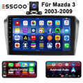 2+64G KAM+ Autoradio Für Mazda 3 2003-2009 BK Android 13.0 GPS SAT Apple Carplay