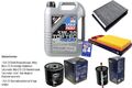 INSPEKTIONSKIT FILTER LIQUI MOLY ÖL 5L 5W-30 für Seat Leon 1M1 1.6 16V 1.4