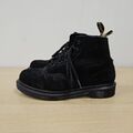 Dr Martens 101 Mono Black Soft Leather 6 Holes Ankle Boots Size UK 6 EU 39