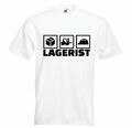 T-Shirt LAGERIST - FACHLAGERRIST - LAGERARBEITER - BERUFSSCHULE - LAGERHALLE in