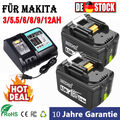 Original Für Makita BL1850B 18V BL1860B BL1830 194065-3 LXT Ersatzakku Ladegerät